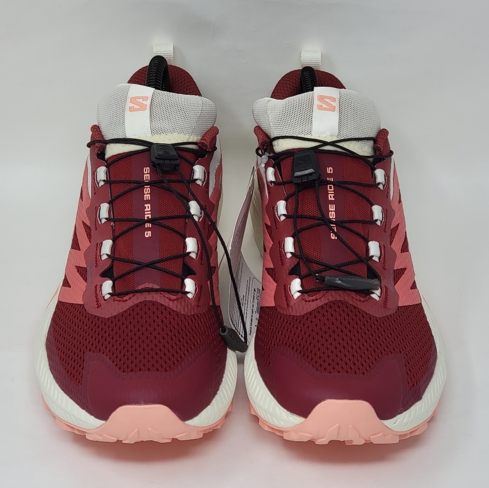 Salomon Sense Ride 5 Gore-tex Peach Running Shoes 473145 Women's Size Multi New - Picture 5 of 11